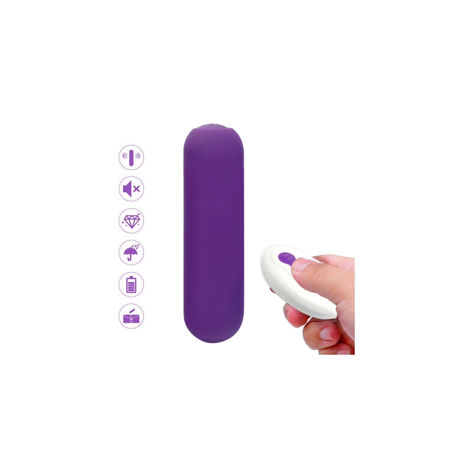 Armony Splash Joie Silicone Bullet Vibrator Remote Control 10 Vibrations