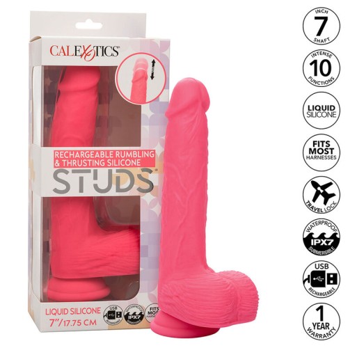 Rechargeable Silicone Studs Vibrator 10 Vibrations