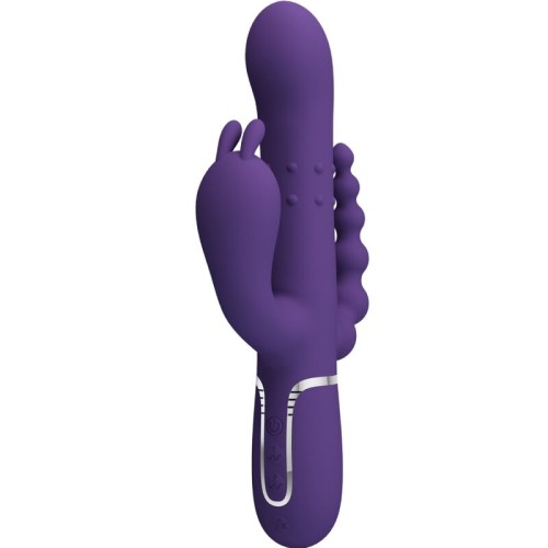 Pretty Love Cammy Triple Function Vibrator 4 In 1 Purple