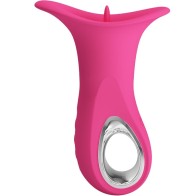 Pretty Love - Clyde Vibrador Oral Lengua Vibradora 12 Vibraciones Rosa - Herramienta de Placer Oral Definitiva