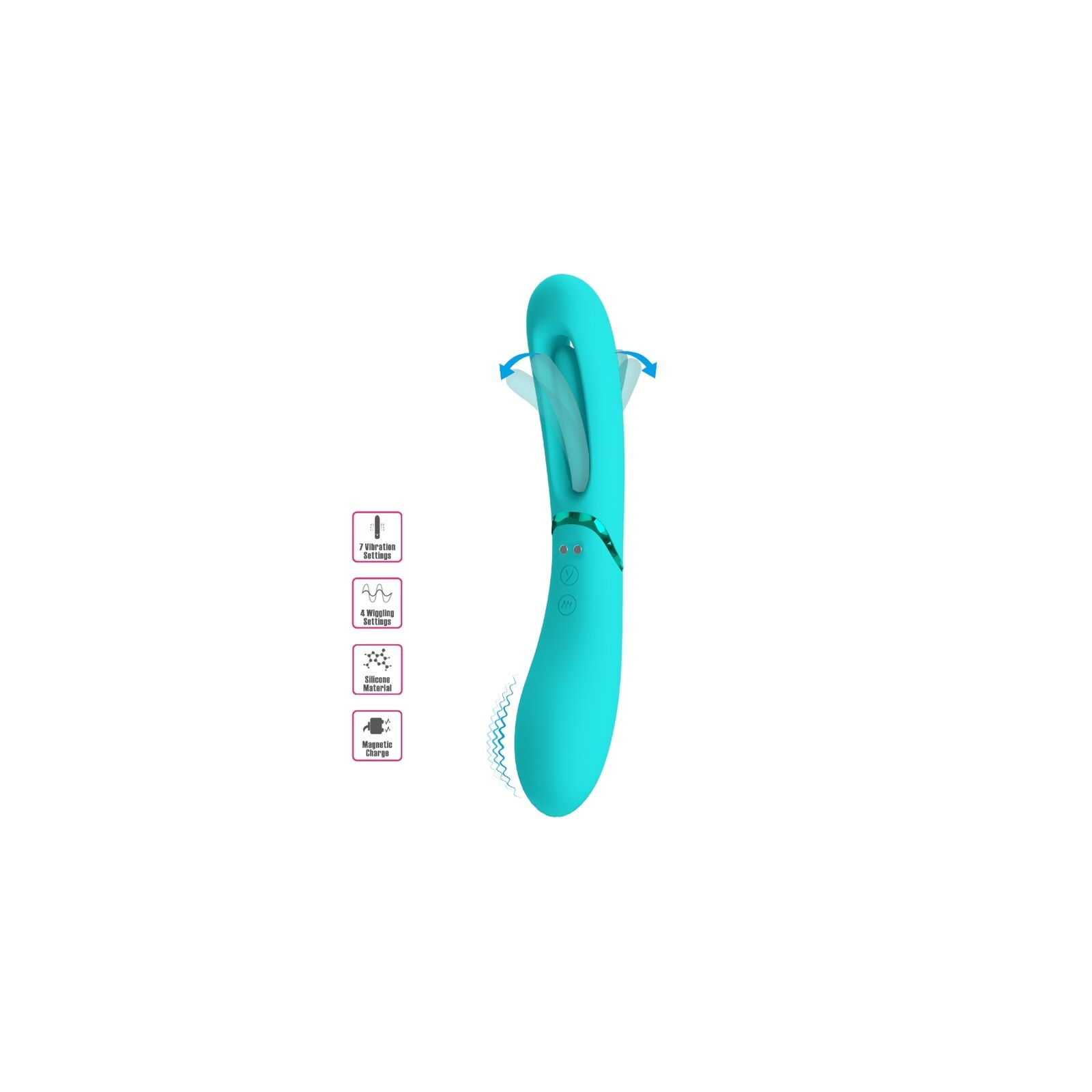 Lexie G-Spot Vibrator 7 Frequencies Blue