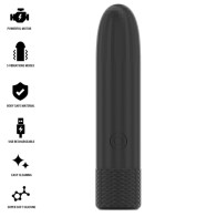 Geri Rechargeable Vibrating Bullet USB - Black & Silver