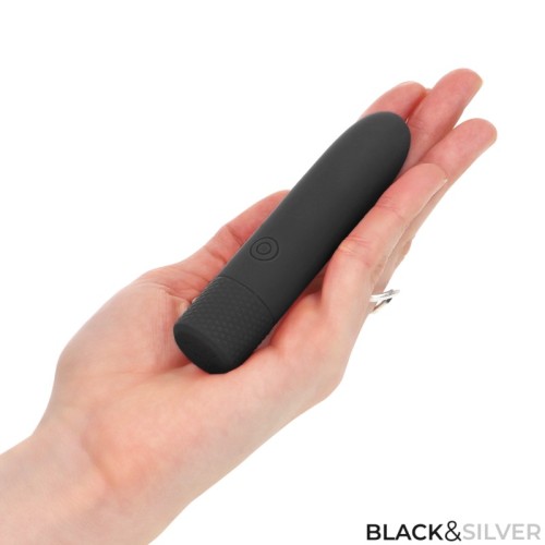 Geri Rechargeable Vibrating Bullet USB - Black & Silver