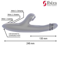 Ibiza - Vibrador Hi-tech Rabitt Con Estimulación Dual