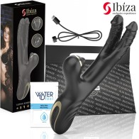 Ibiza - Vibrador Hi-tech Rabitt Clitorial Potente Y Doble Wave Two Dragons