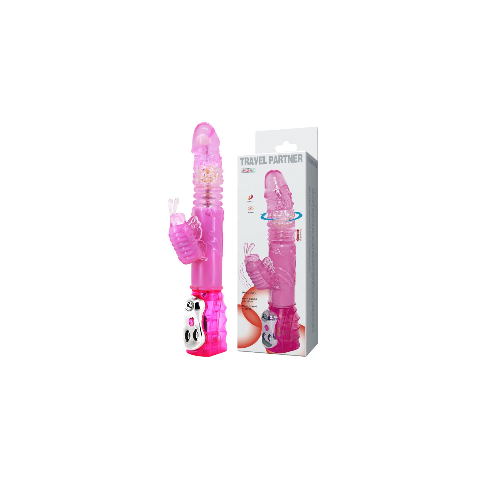 Travel Partner Up & Down Rabbit Vibrator - Ultimate Fun