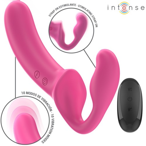 Intense - Amy Double Vibrator 20 cm with Remote Control