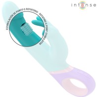 Intense Monica Rabbit Vibrator with G-Spot Rotator Blue