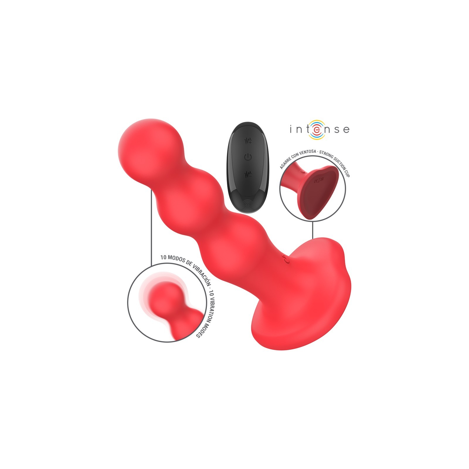 Intense Cody Vibrator - Suction Base Remote Control