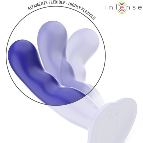 Intense Shorty Vibrador Con Ventosa Azul Control Remoto