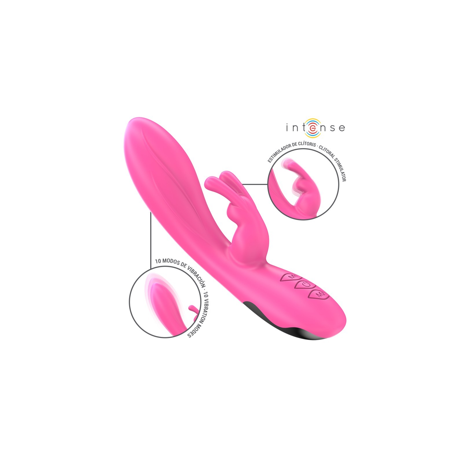 Intense Randall Rabbit Vibrator 10 Vibrations Pink