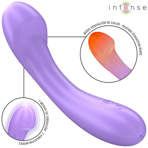 BECKY Vibrador 19 Cm Calentable con 7 Vibraciones para Un Placer Realista