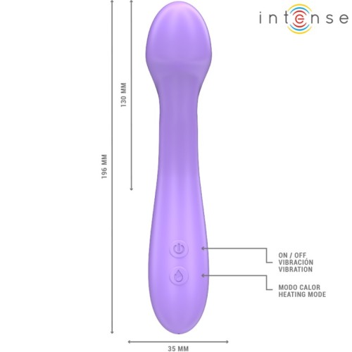 BECKY Vibrador 19 Cm Calentable con 7 Vibraciones para Un Placer Realista