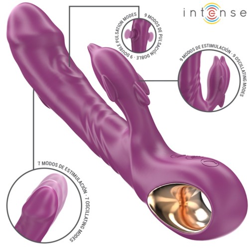 Intense Halle Multifunction Vibrator with Stimulating Tongue