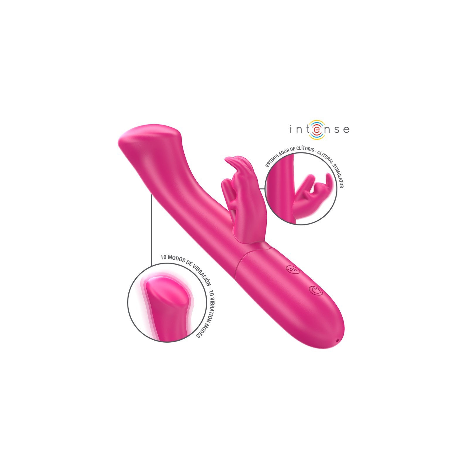 Intense Julieta Rabbit Vibrator 18.6 Cm 10 Vibrations