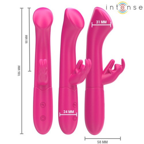 Intense - Julieta Vibrador Rabbit 18,6 Cm 10 Vibraciones Rosa