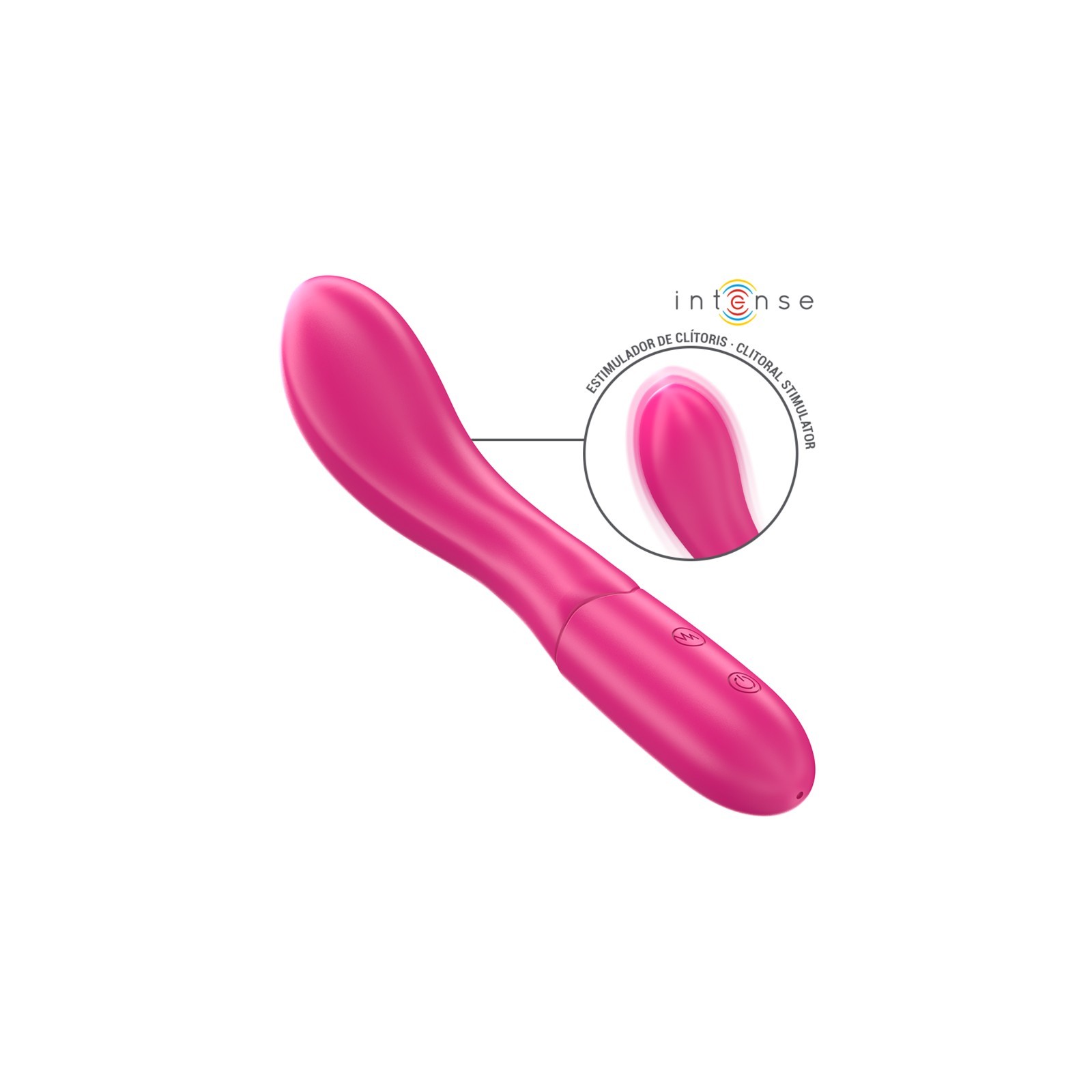 Intense Lisette Vibrador 19 Cm Flexible 10 Vibraciones