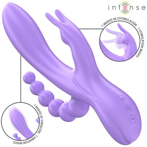 Intense - Miko Triple Vibrador Rabbit - Placer Máximo