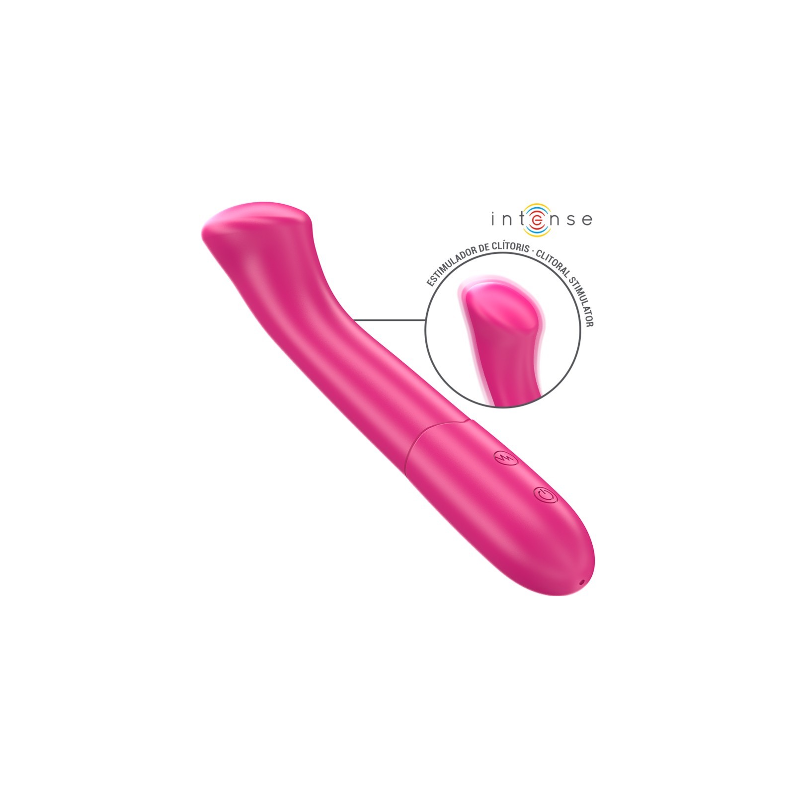 Intense Paty Vibrador 19cm Flexible 10 Vibraciones Modelo 2 Rosa