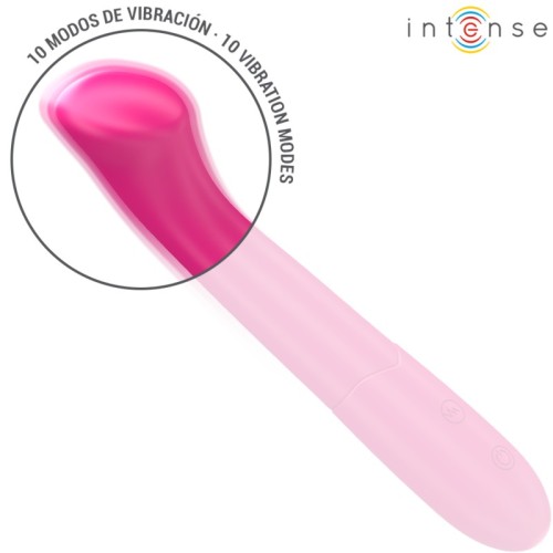 Intense Paty Vibrador 19cm Flexible 10 Vibraciones Modelo 2 Rosa