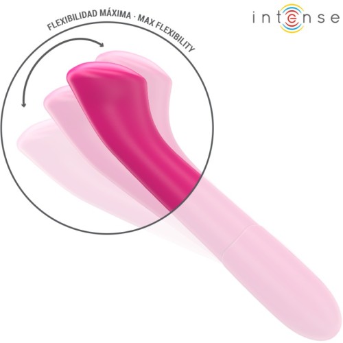 Intense Paty Vibrador 19cm Flexible 10 Vibraciones Modelo 2 Rosa