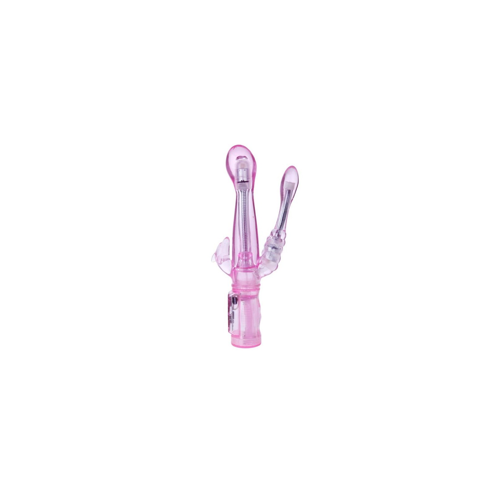 Vibrador Flexible Con Estimulador Anal Para Placer Extremo