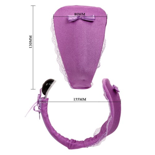 Baile Remote Control Vibrating Thong Lilac