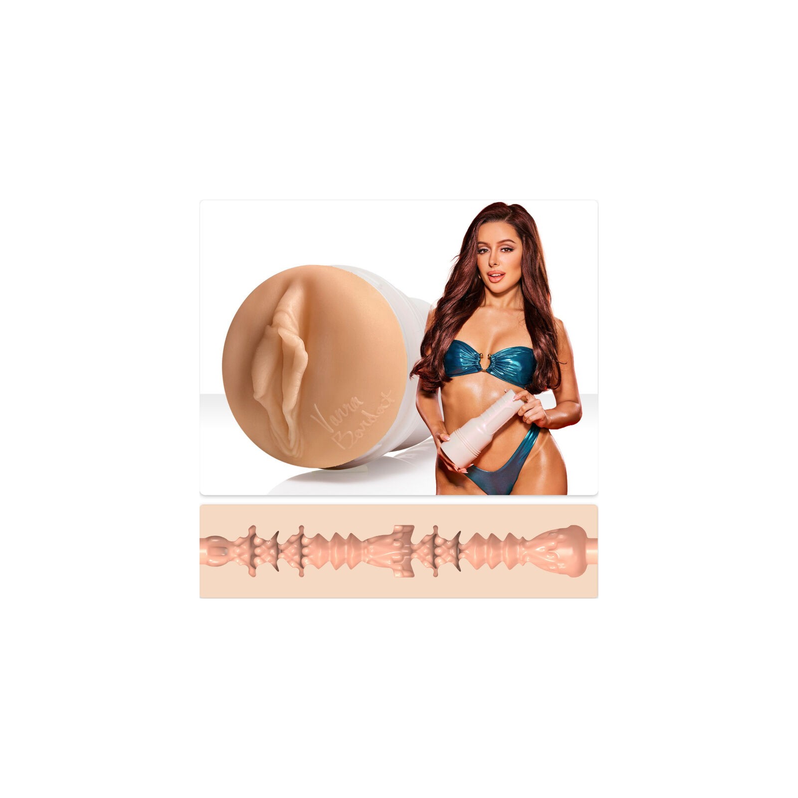 Fleshlight Vagina de Vanna Bardot - Masturbador Masculino Realista