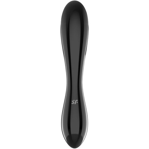 Satisfyer Dazzling Crystal Black High Quality Glass Dildo