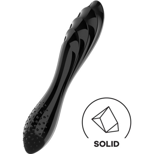 Satisfyer Dazzling Crystal Black High Quality Glass Dildo