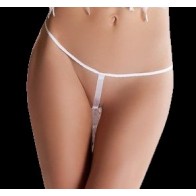 Micro Tanga Blanco Talla Única - Elegante y Sexy