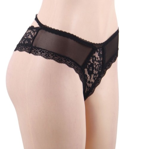 Panties De Encaje Floral S/M - Lencería Sensual