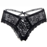 Panties De Encaje Floral S/M - Lencería Sensual