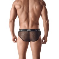 Anais Men Ares Black Leather Brief XL