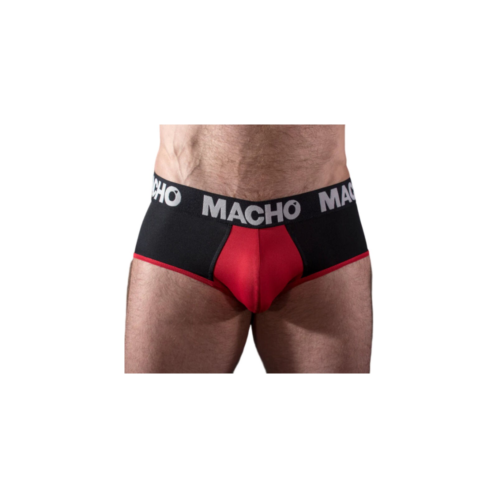 Slip Negro/Rojo Macho para Comodidad Natural