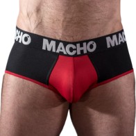 Slip Negro/Rojo Macho para Comodidad Natural