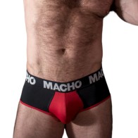 Macho Black/Red Slip for Natural Comfort