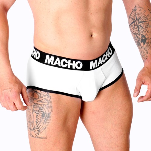 Macho White Slip for Maximum Comfort and Support