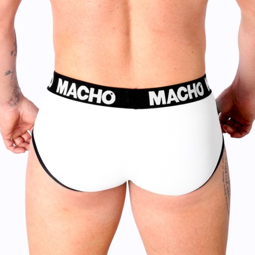 Macho White Slip for Maximum Comfort and Support