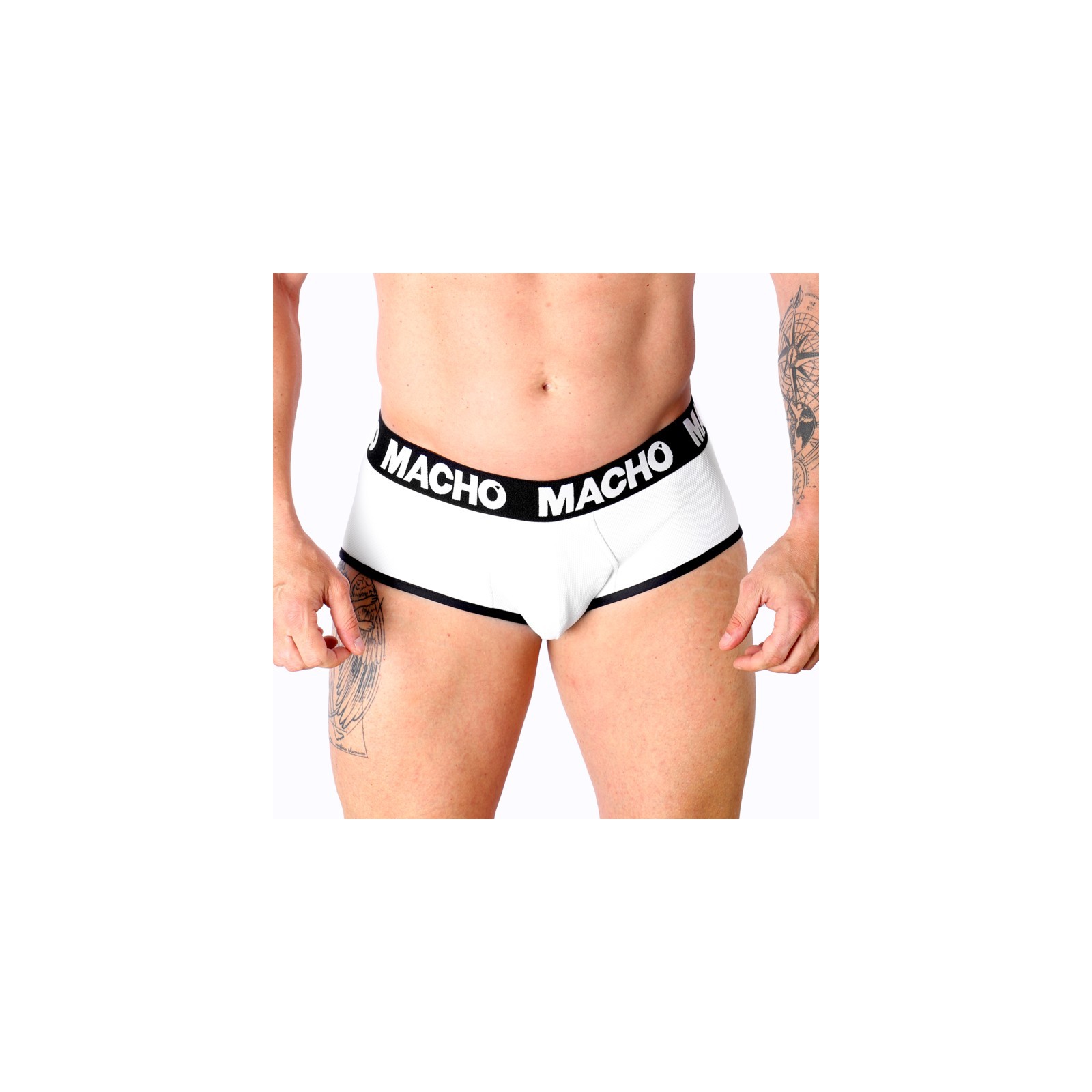 Macho Slip White M for Men - Comfort and Style