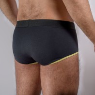 Calzoncillo Brief Amarillo Oscuro Confortable y Transpirable