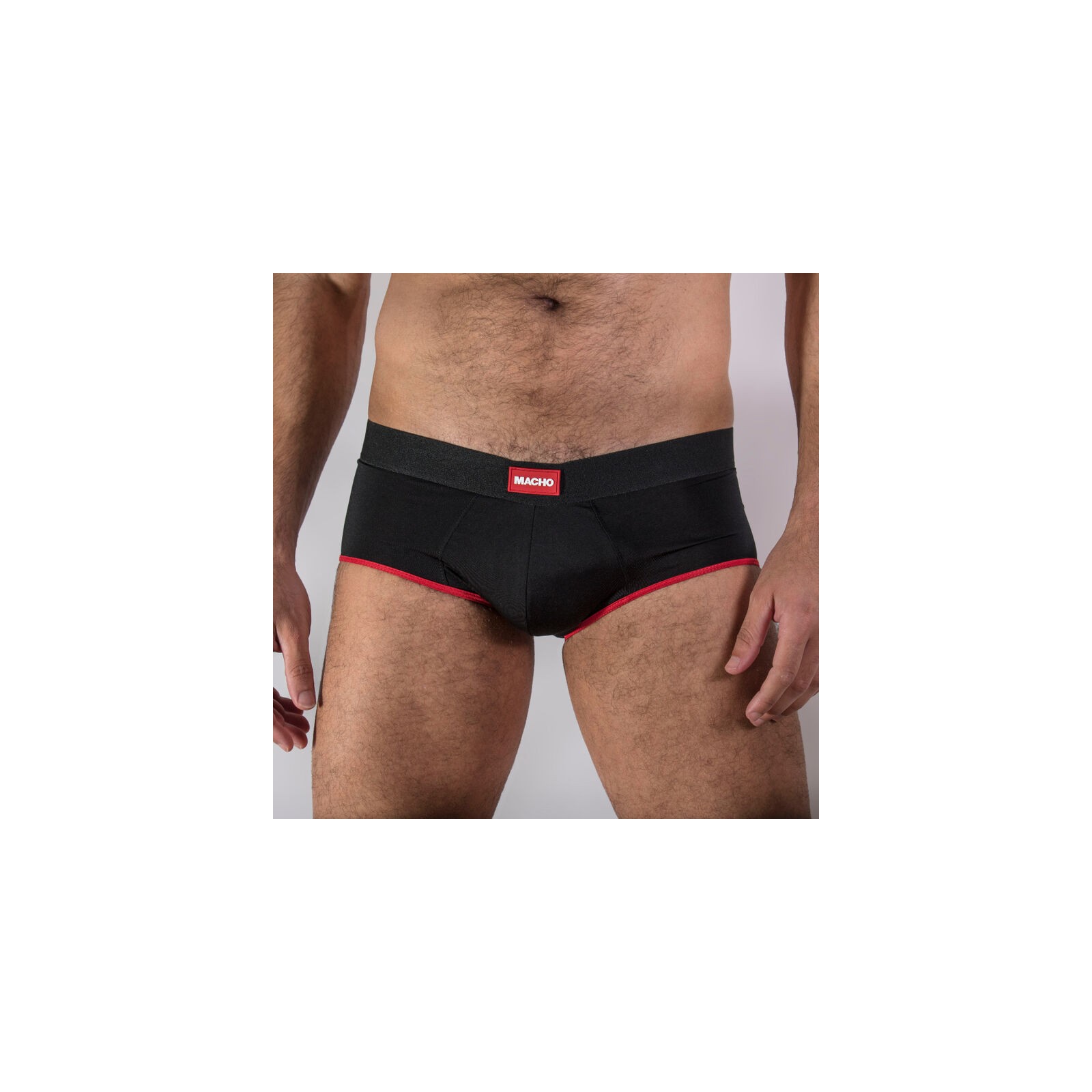 Macho Brief Dark Red S - Comfortable Men's Underwear