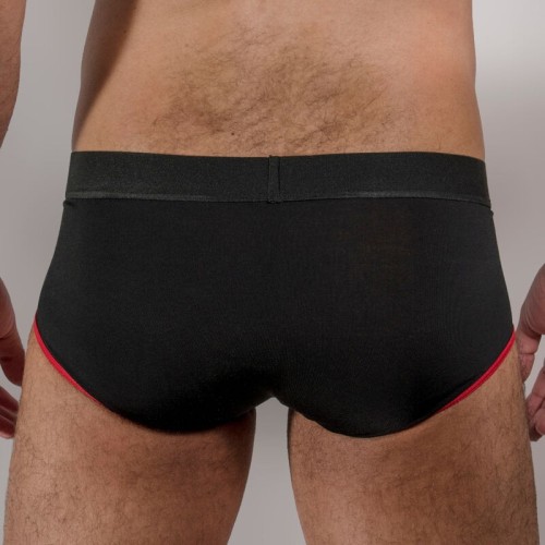 Macho Calzoncillo Brief Dark Rojo S - Ropa Interior Masculina Cómoda