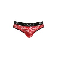 Anais Men - Brave Slip M - Ropa Interior de Encaje Rojo Elegante