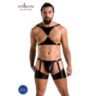 Pasión 047 Set Aron Negro LXL Lencería de Calidad