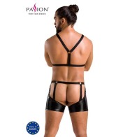 Pasión 047 Set Aron Negro LXL Lencería de Calidad