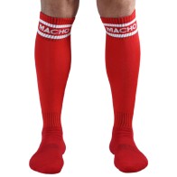 Macho Long Red Socks