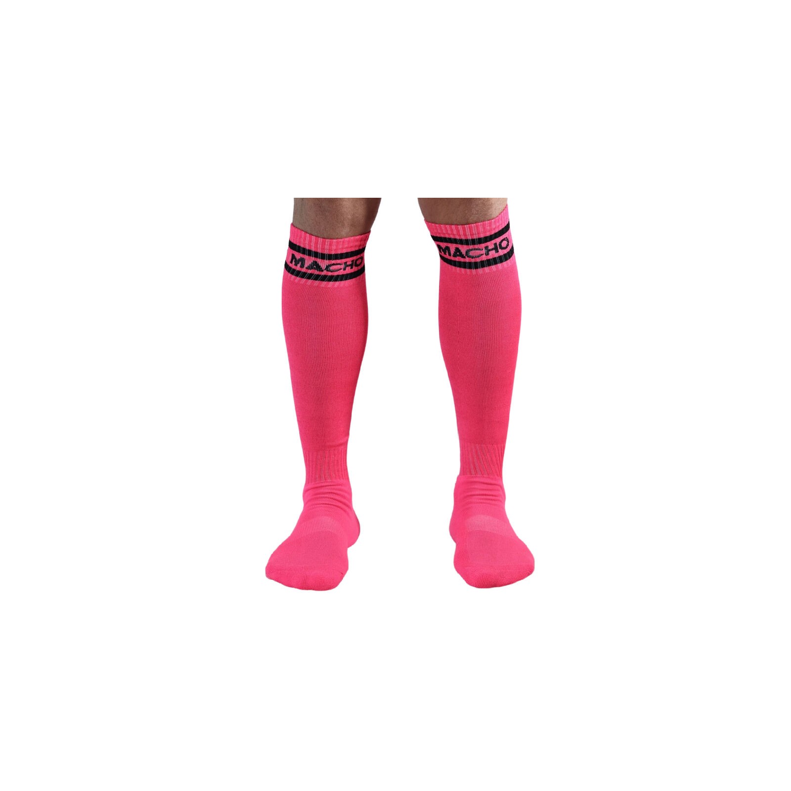 Macho Calcetines Largos Talla Única Rosa - Ropa Fetichista Elegante