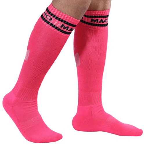 Macho Calcetines Largos Talla Única Rosa - Ropa Fetichista Elegante