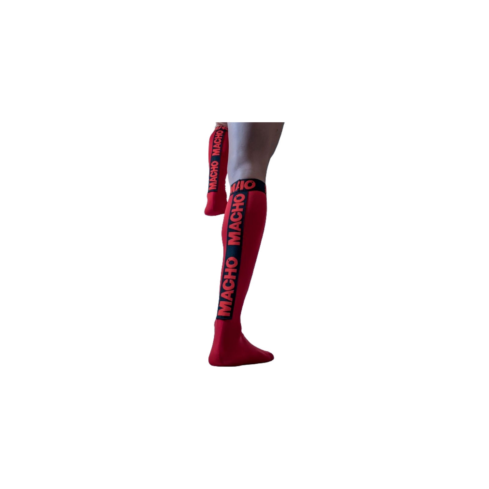 Macho Fine Socks Red - Stylish and Provocative